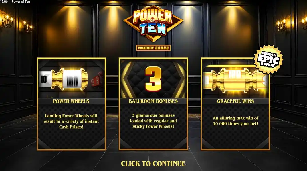 Where to Play Power of Ten
